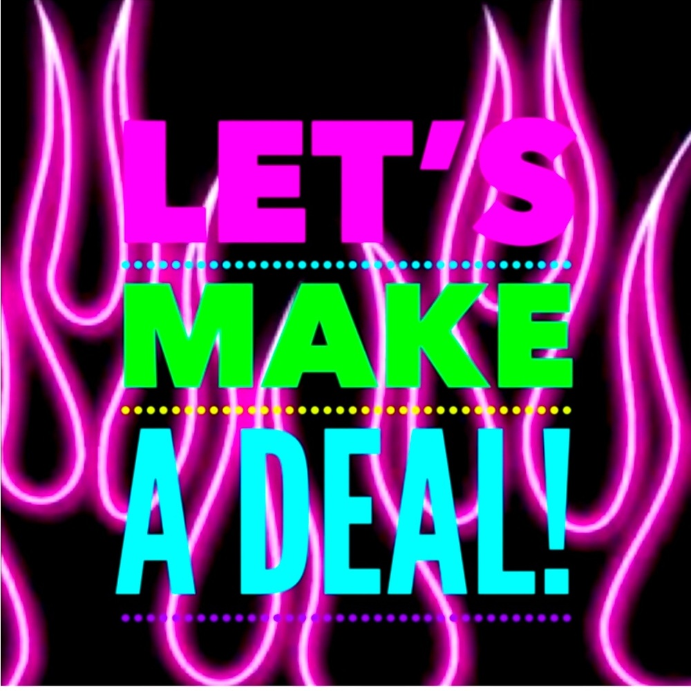 Make an offer and wheel and deal💜